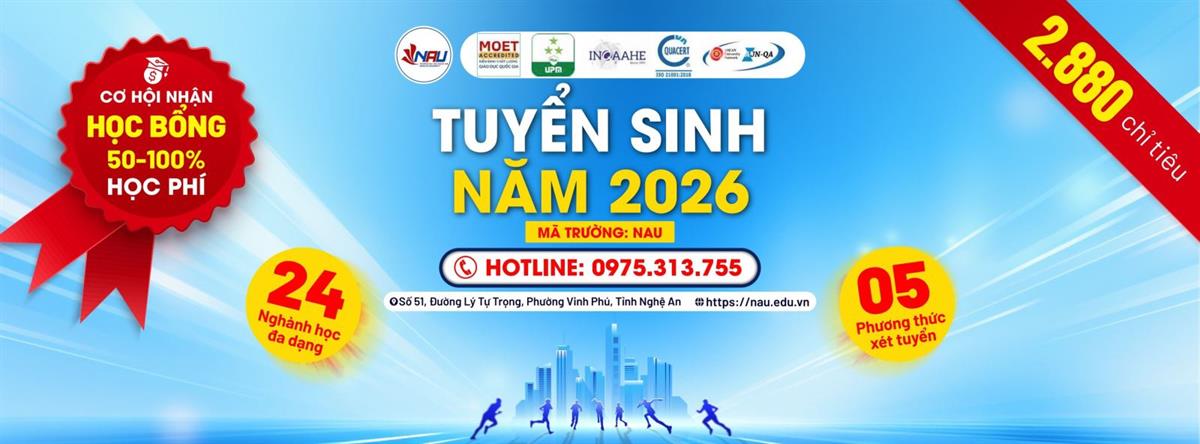 KHỞI ĐỘNG MÙA TUYỂN SINH 2026 – KHOA KẾ TOÁN, KIỂM TOÁN TRƯỜNG ĐẠI HỌC NGHỆ AN – ĐIỂM ĐẾN CHO SINH VIÊN KẾ TOÁN