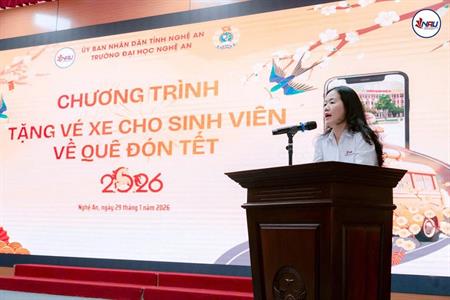 TRAO VÉ XE – GỬI YÊU THƯƠNG, ĐƯA SINH VIÊN NAU VỀ NHÀ ĐÓN TẾT