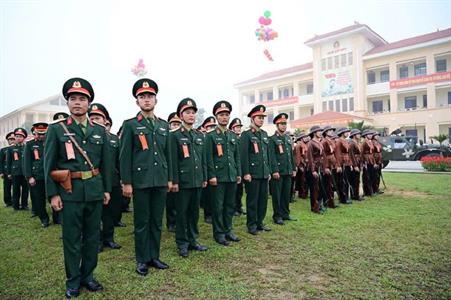 NỮ SINH VIÊN NAU TỰ HÀO THAM GIA DIỄU BINH TẠI LỄ RA QUÂN HUẤN LUYỆN NĂM 2026.