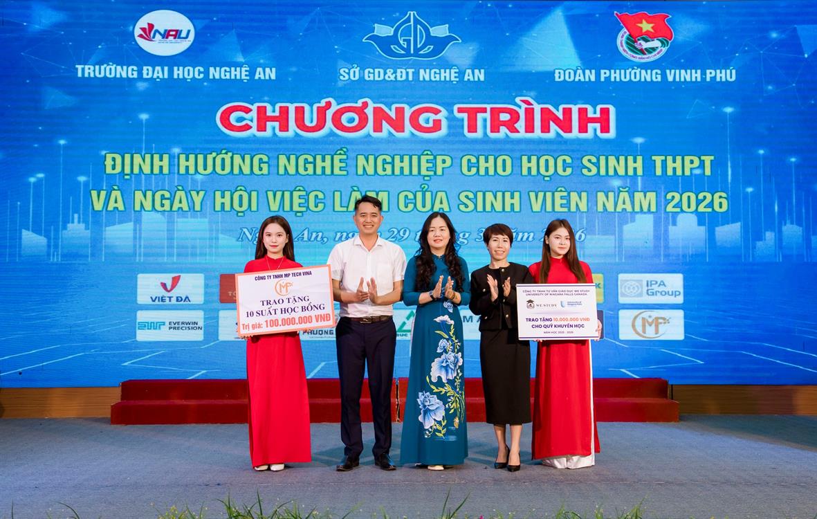 Việc làm không chờ tốt nghiệp - NAU chủ động kết nối, Đồng hành cùng sinh viên đến tương lai