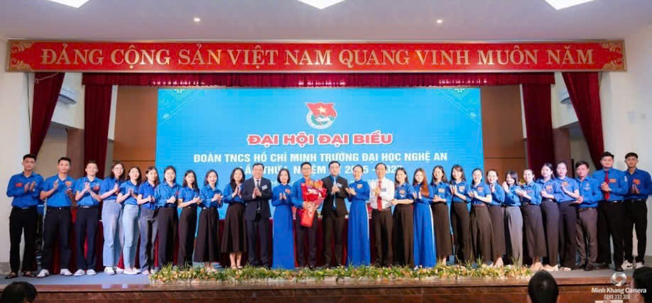 Đại hội Đại biểu Đoàn TNCS Hồ Chí Minh Trường Đại học Nghệ An lần thứ I, nhiệm kỳ 2025 – 2027: Khát vọng – Tiên phong – Hành động – Sáng tạo!