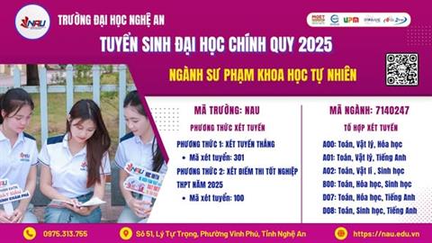 Ngành Sư phạm Khoa học tự nhiên – Gieo mầm tri thức, truyền cảm hứng đam mê