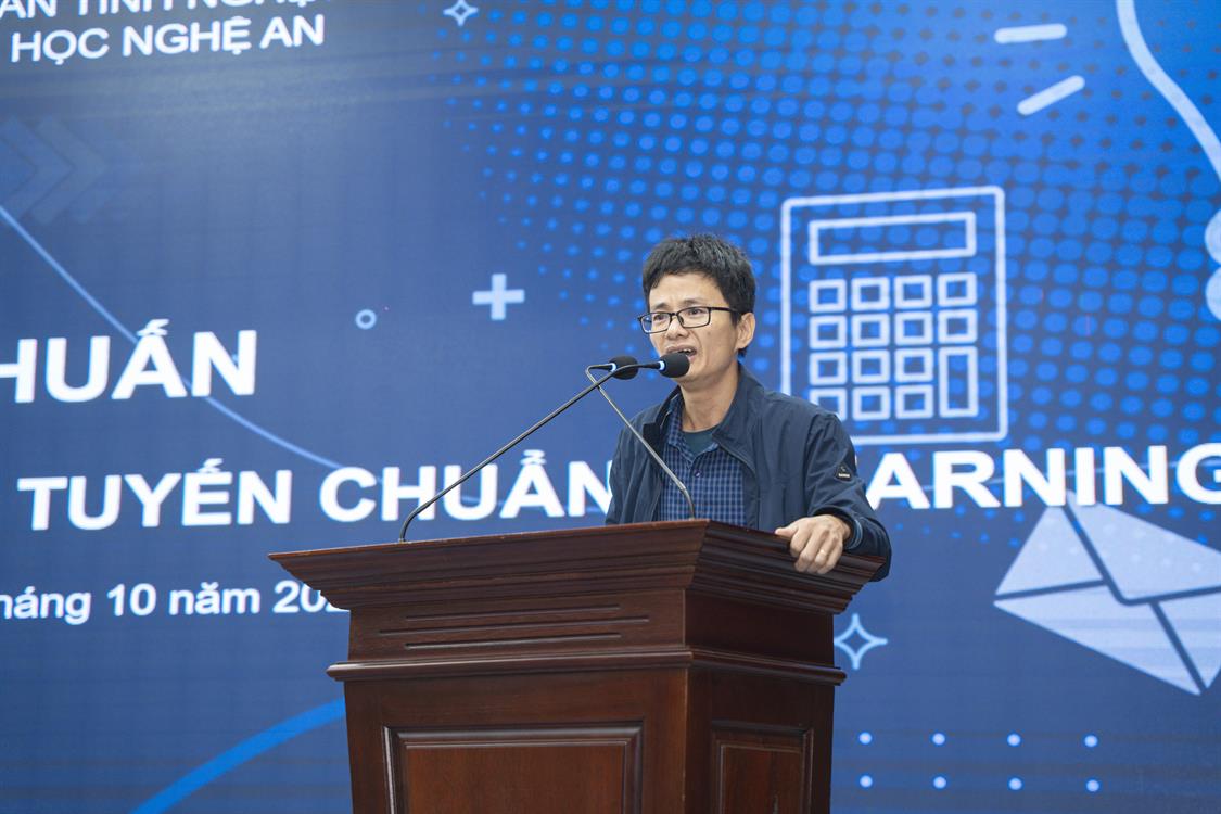 Tập huấn xây dựng bài giảng trực tuyến E-Learning tại Trường Đại học Nghệ An