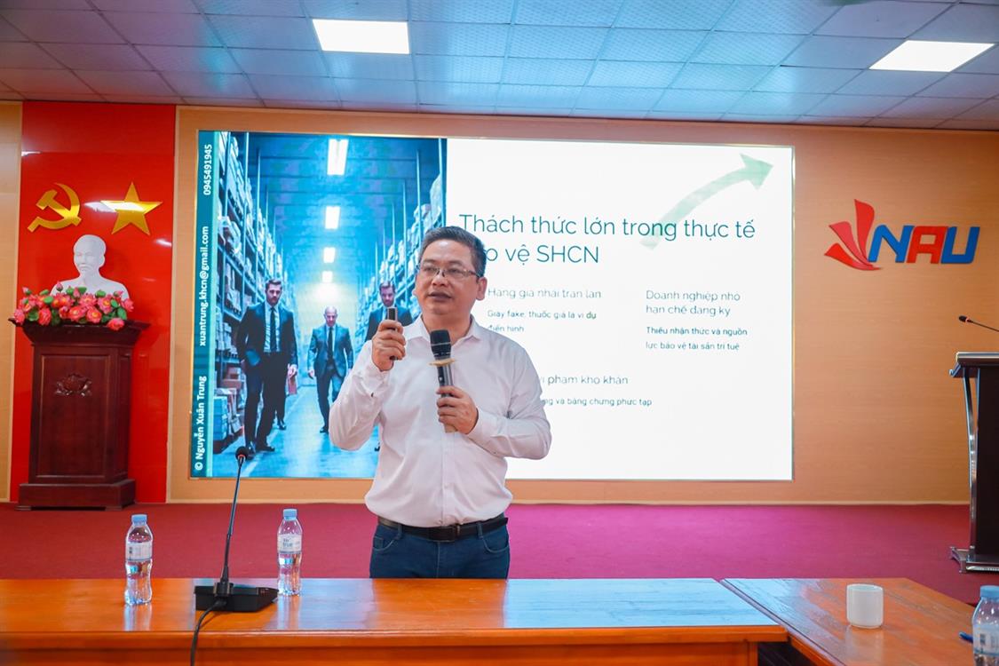 Tập huấn về Sở hữu trí tuệ và Khởi nghiệp dành cho sinh viên Khoa Kinh tế – Quản trị kinh doanh