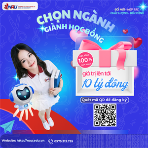 Chọn ngành học – Cơ hội nhận học bổng tại Trường Đại học Nghệ An (Mã trường: NAU) năm 2026