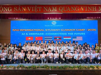 Trại hè Sinh viên quốc tế NAU 2026 - Al và di sản - Kết nối tương lai