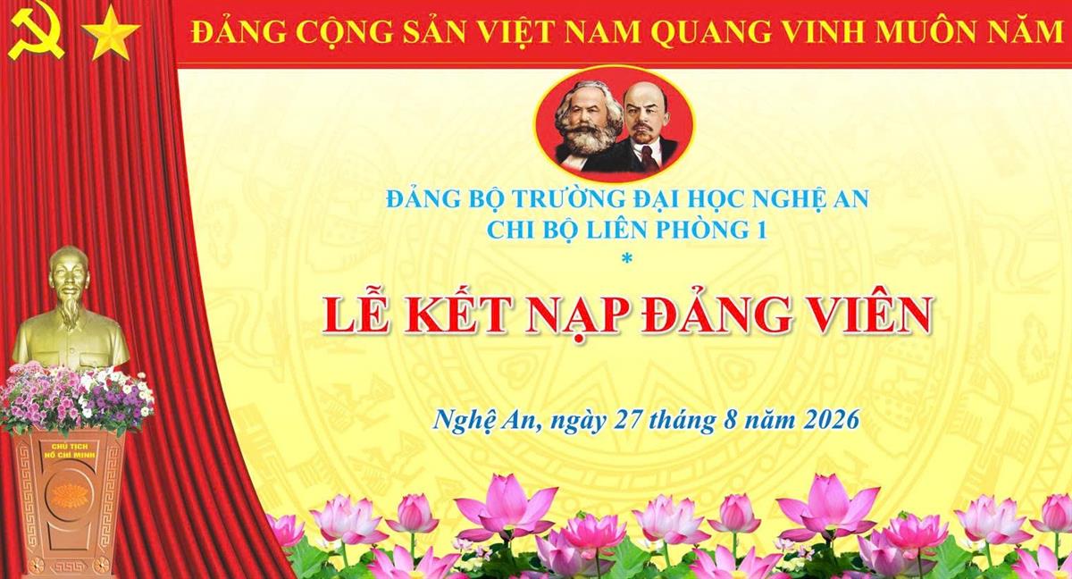 CHI BỘ LIÊN PHÒNG 1 TỔ CHỨC LỄ KẾT NẠP ĐẢNG VIÊN MỚI